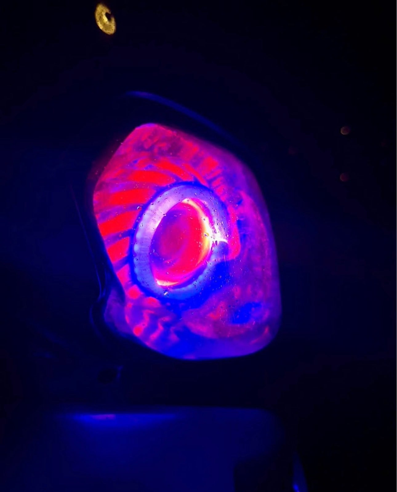 LED Angel Eye Koplamp – Dubbele Projector Verlichting voor Scooter & Motor