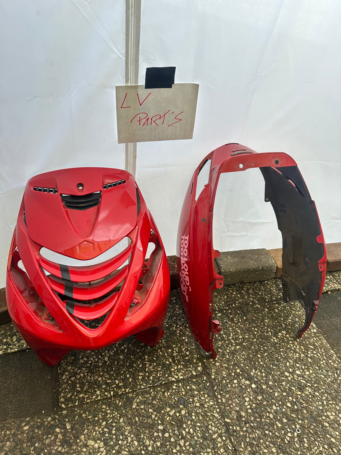 Piaggio zip sp kappenset