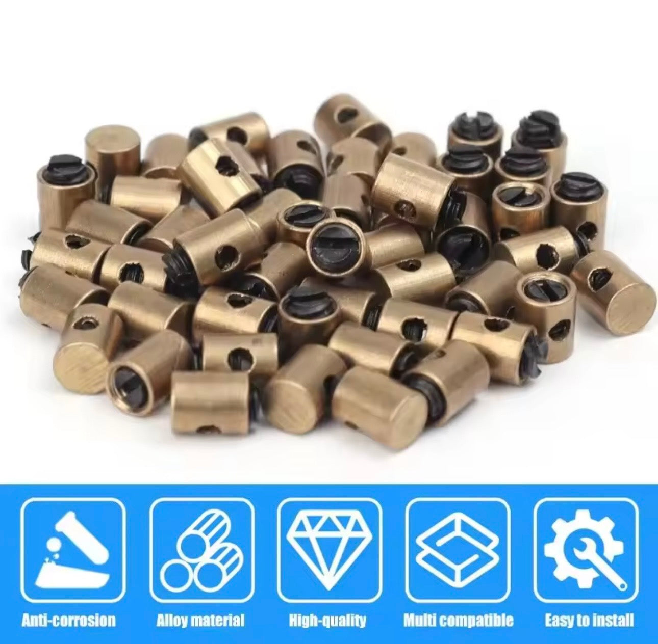 Gasnippel Klein – Set van 10 of 20 Stuks