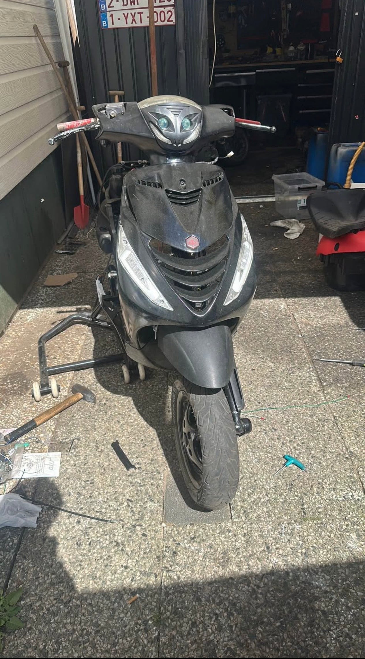 🔥💥 Piaggio Zip 2000 125cc – BRUTE SKIPPER SWAP • UNIEKE CUSTOM BUILD 💥🔥