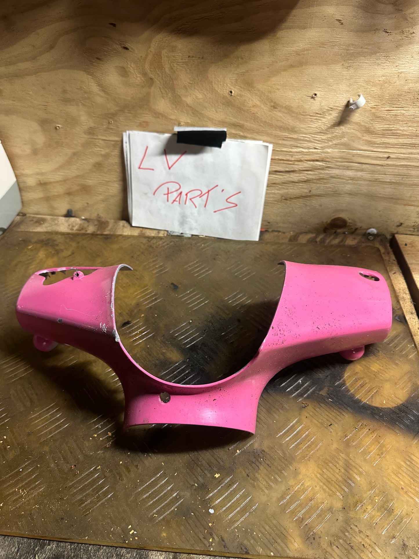 Piaggio zip Roze stuurkap