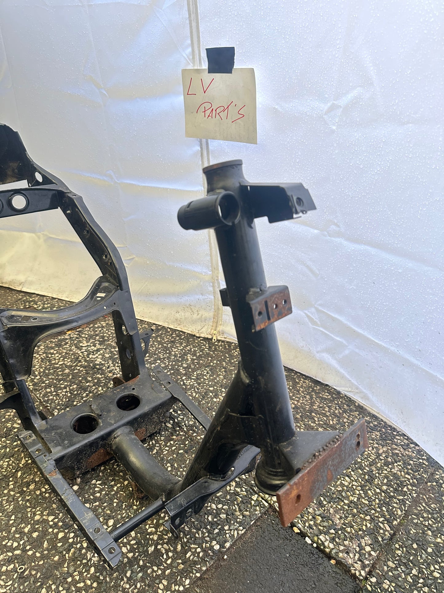Piaggio zip frame zonder papieren
