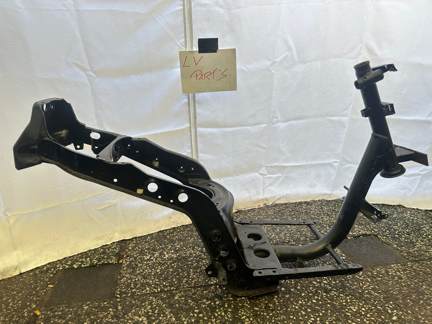 Piaggio zip frame zonder papieren