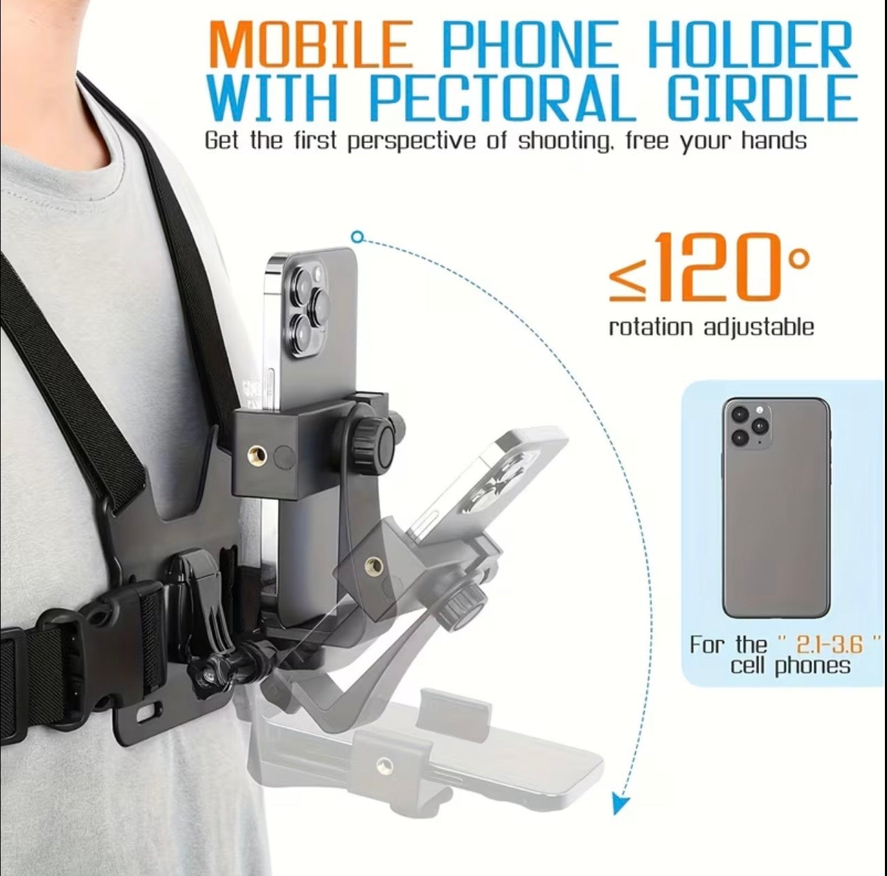 Borst Telefoonhouder – Handsfree Houder voor Scooter & Fiets