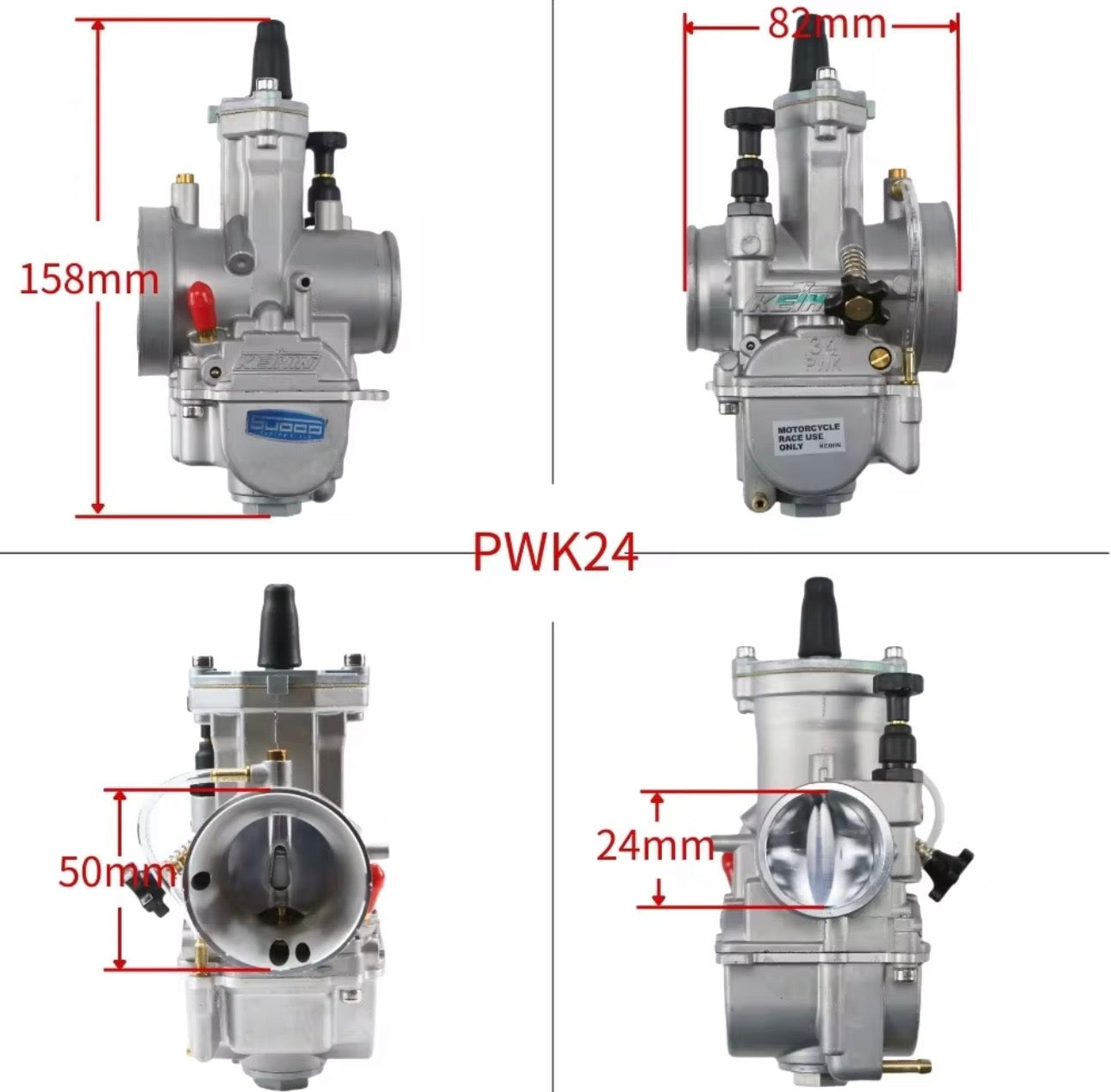 PWK Carburateur – 24MM / 26MM / 28MM / 30MM