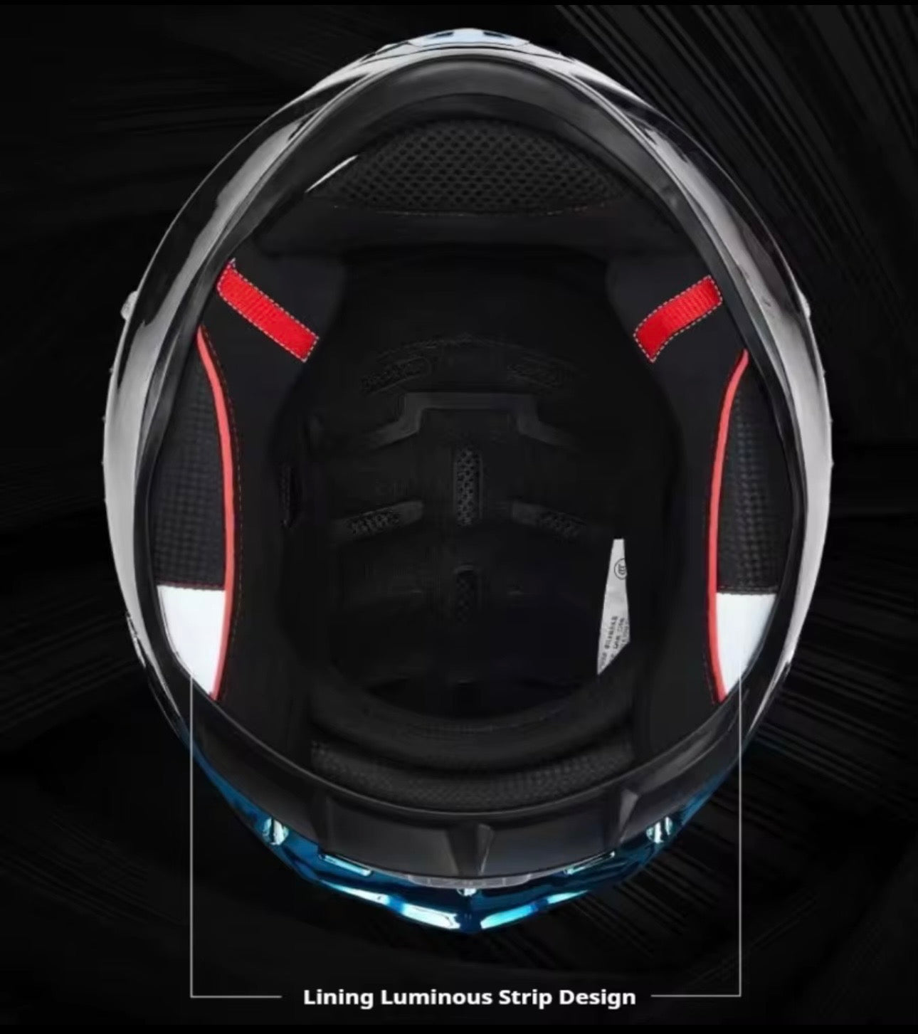🏍️ Premium Full-Face Motorhelm – Carbon Look & High Performance