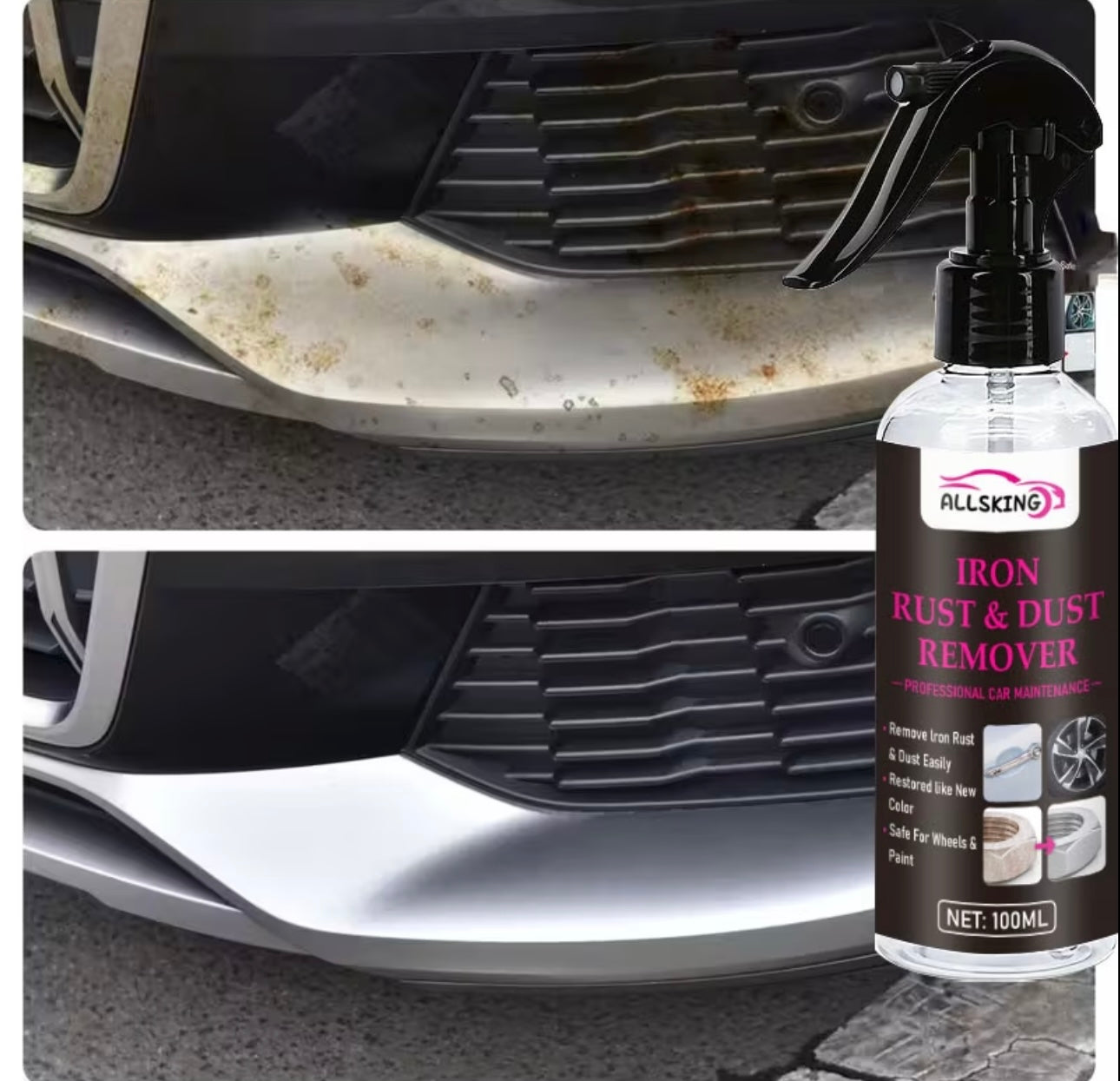 Scooter Velg Roestverwijderaar 100ml – Remstof & Vuil Reiniger