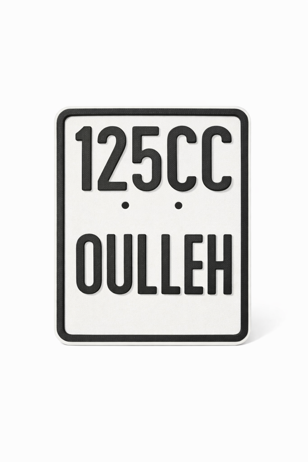 🏍️ Custom Nummerplaten – Voor Scooter (Brom/Snor)